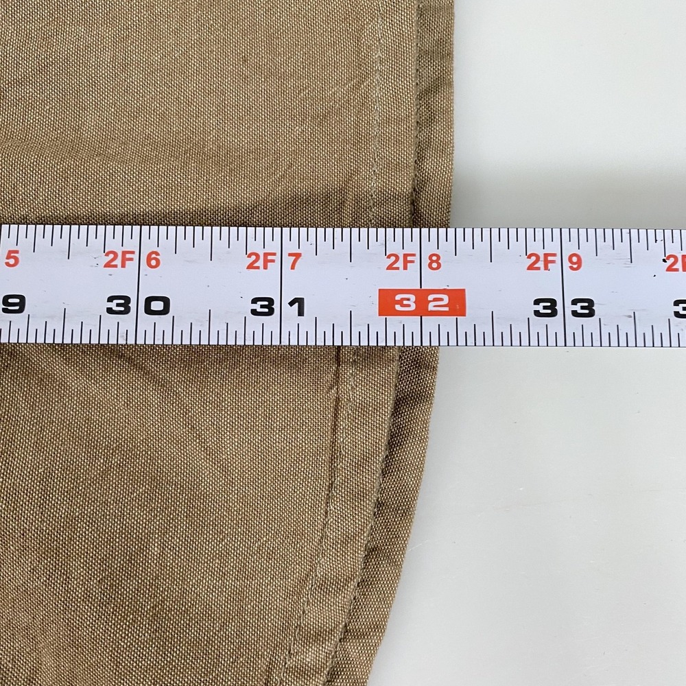 Carhartt Shirt Mens XL Tan Loose Fit Button Down Long Sleeve Work Cotton TW4368 - Picture 10 of 13